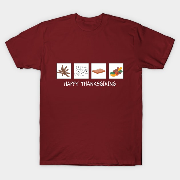 Thanksgiving Dinner T-Shirt by daddy1243